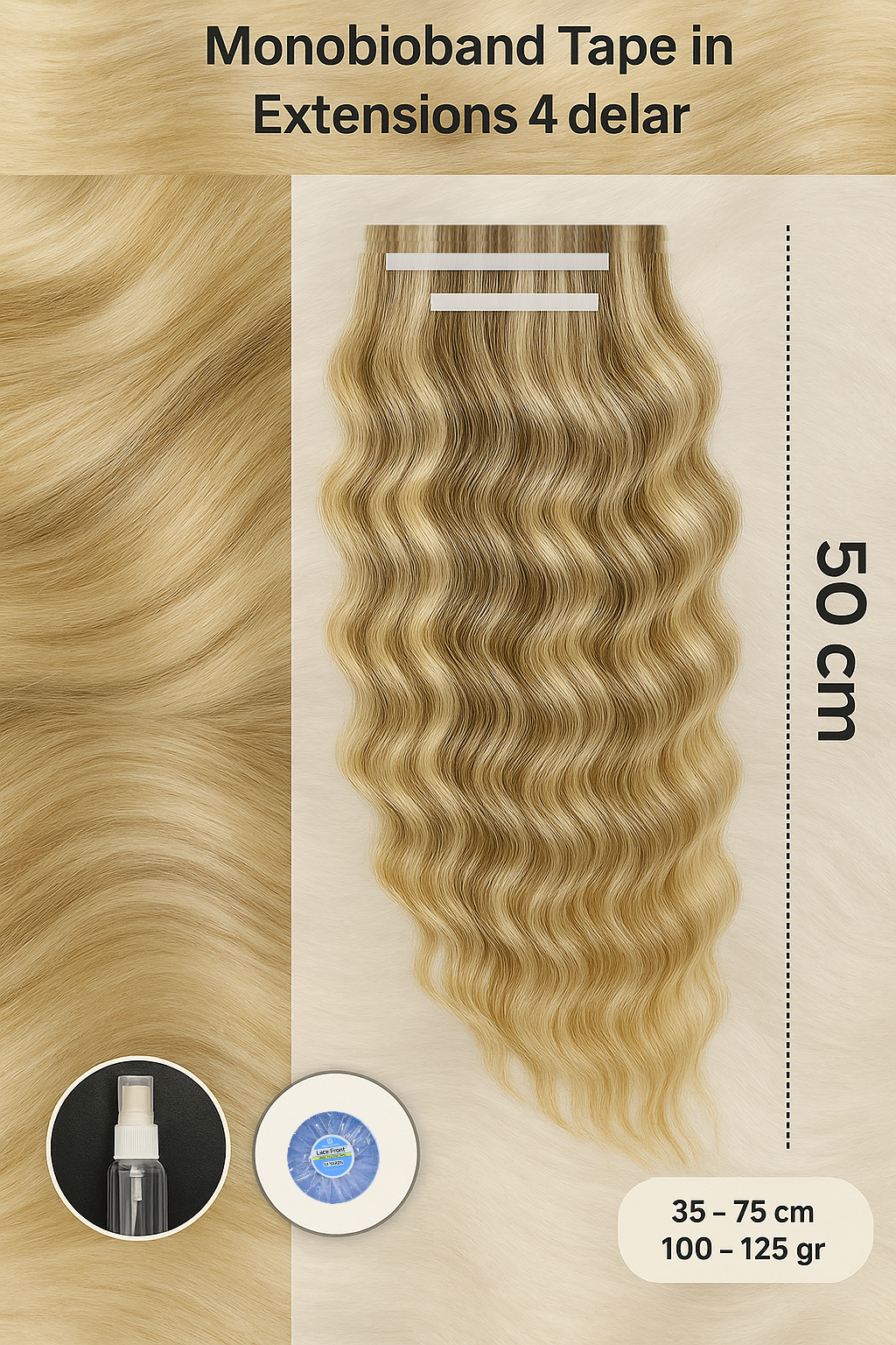 Monobioband Tape in Extensions -#18/22