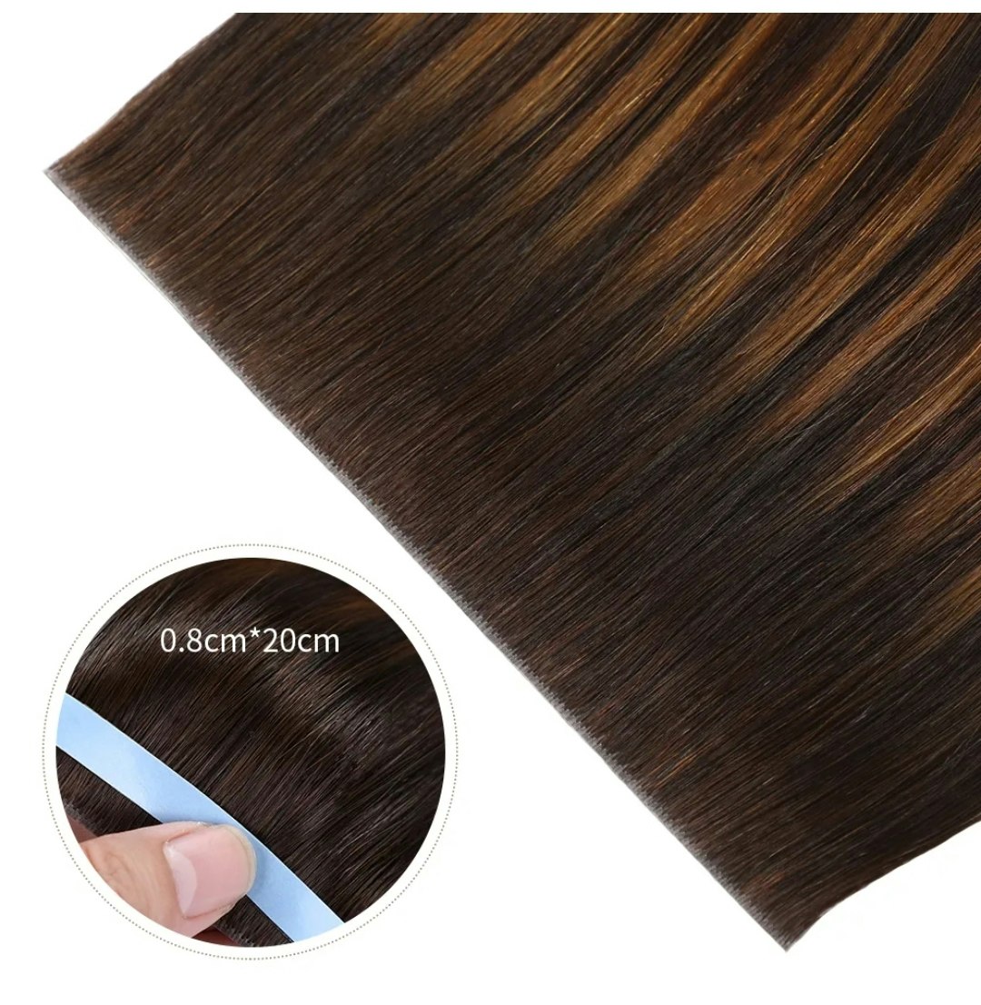 Long Seamless Invisible Tape In Hair Extension  - #T8/60