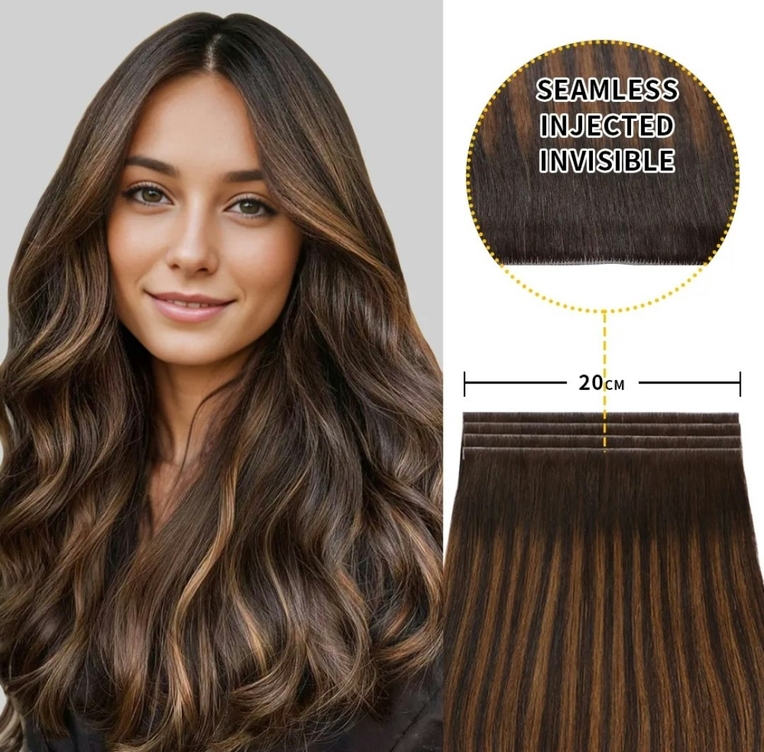Long Seamless Invisible Tape In Hair Extension  - #T8/60