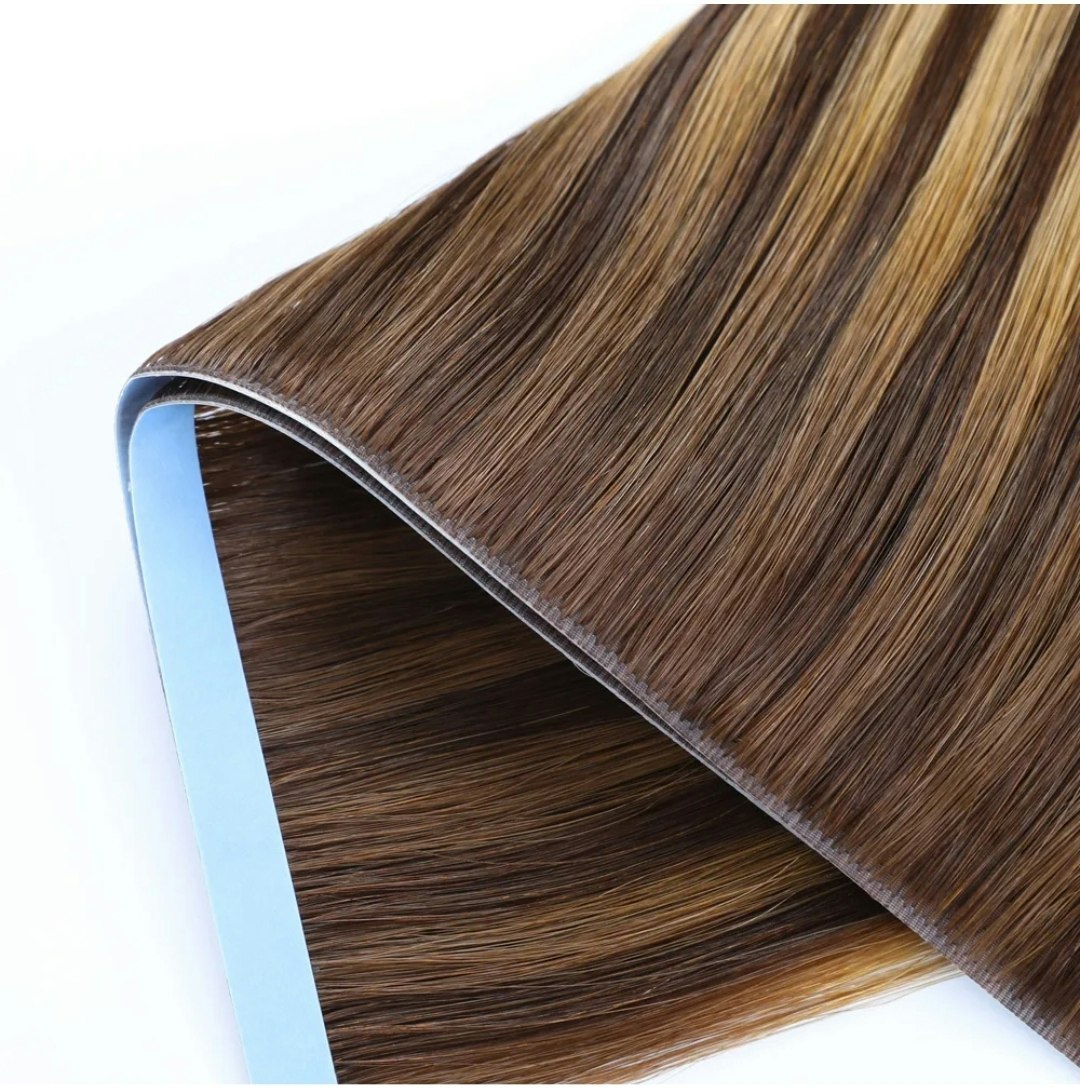 Long Seamless Invisible Tape In Hair Extension - #P4/27/T4