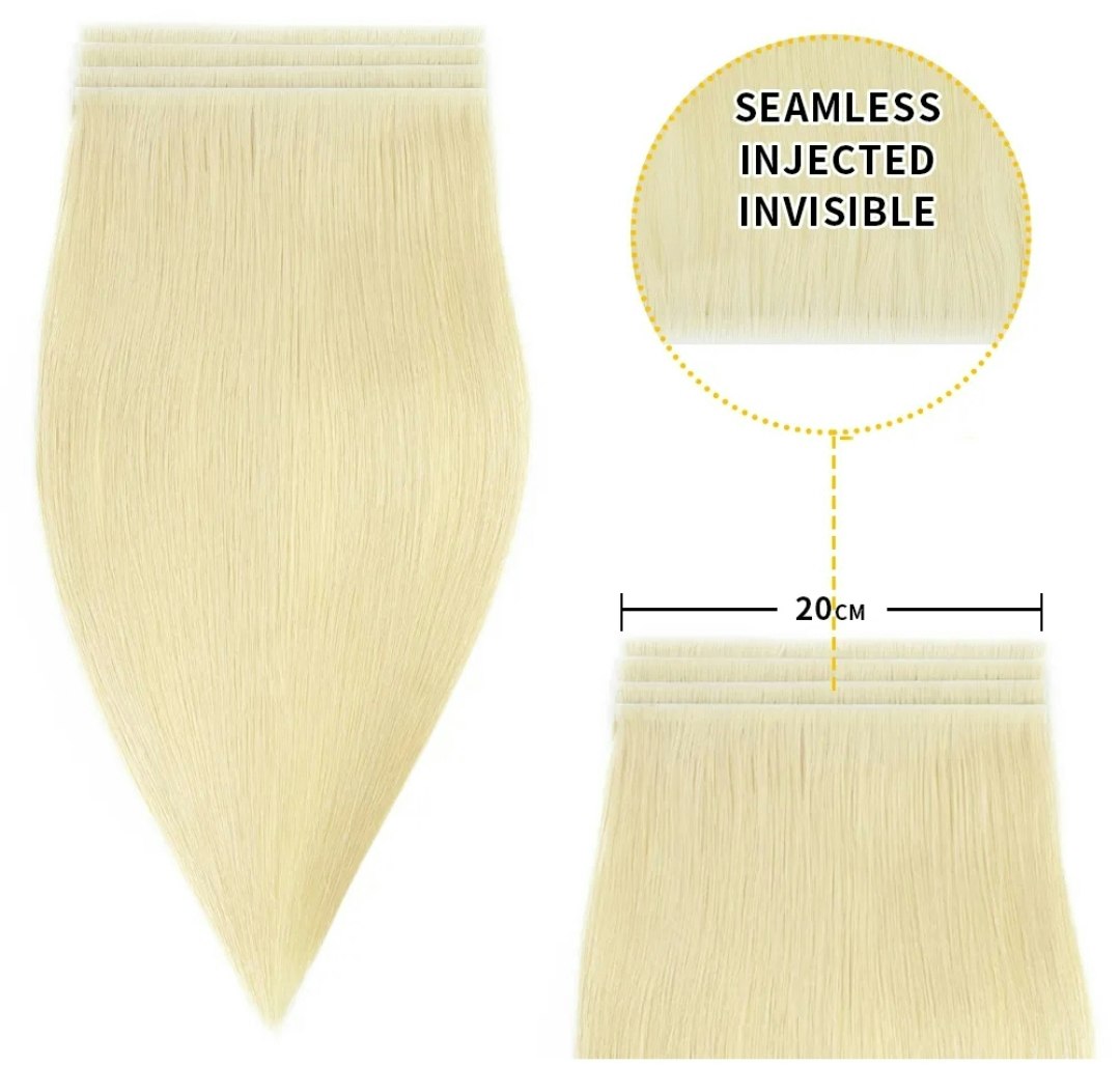 Seamless Invisible Tape In Hair Extension - #60