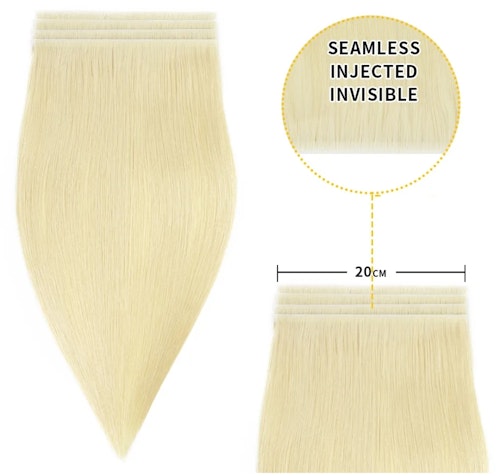 Seamless Invisible Tape In Hair Extension - #60