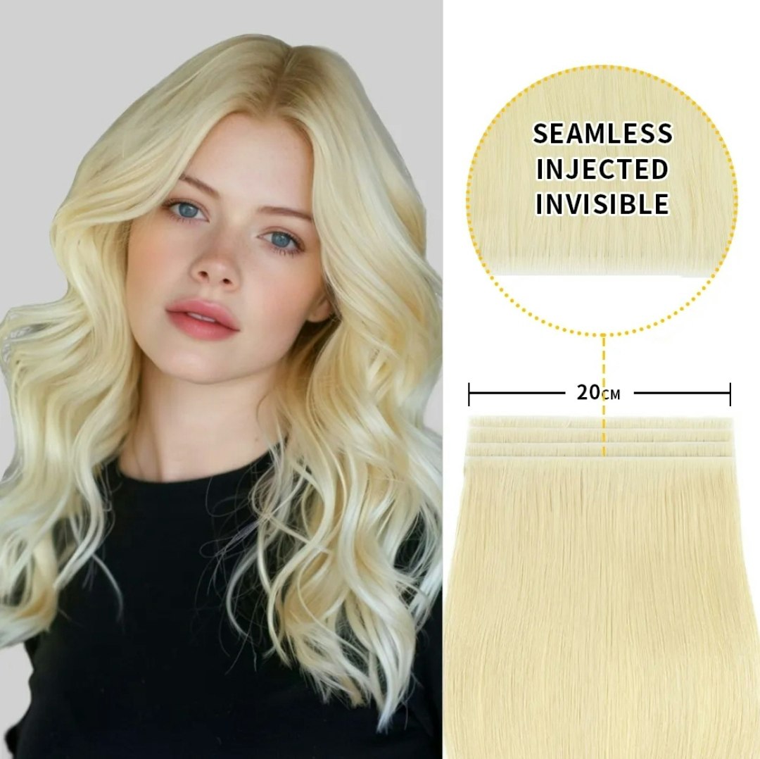 Seamless Invisible Tape In Hair Extension - #60