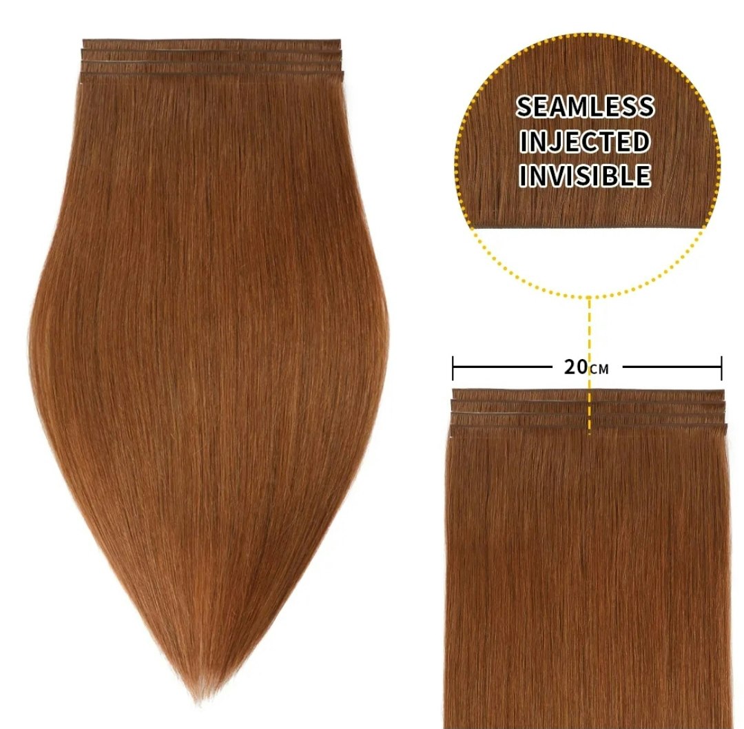 Long Seamless Invisible Tape In Hair Extension - #33