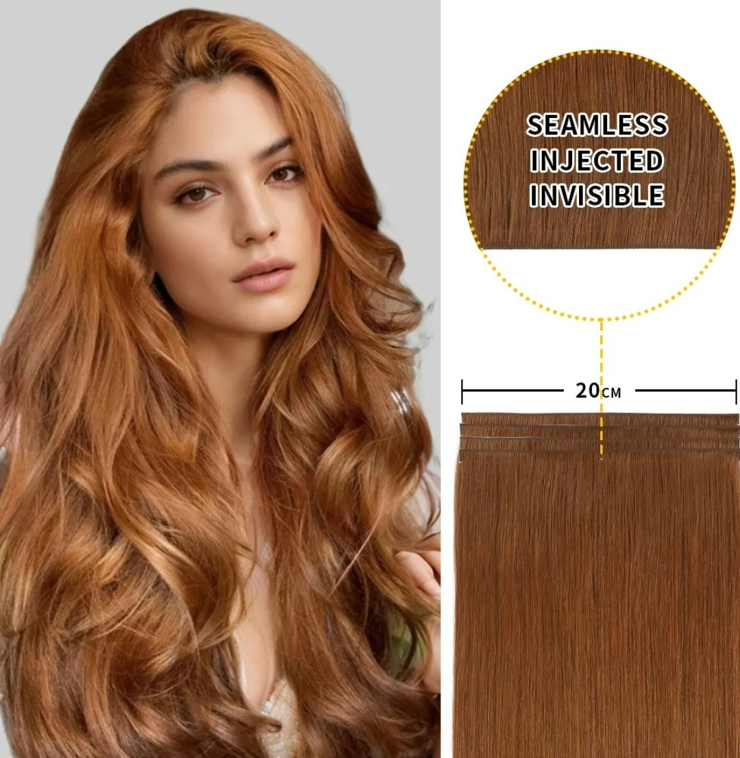 Long Seamless Invisible Tape In Hair Extension - #33