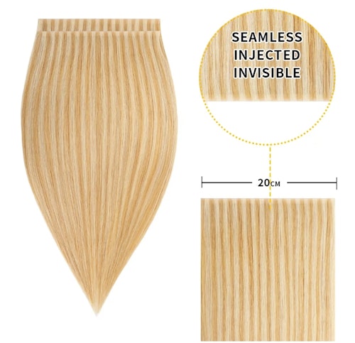 Long Seamless Invisible Tape In Hair Extension - #P27/613