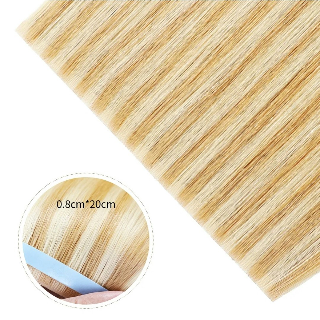 Long Seamless Invisible Tape In Hair Extension - #P27/613