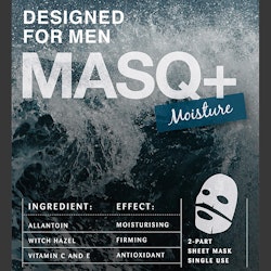 MASQ+ Moisture, designed for men