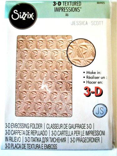Sizzix embossingfolder 3D - 664426 adorned tile