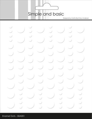 Simple and Basic Enamel Dots "Clear Water (Transparent) (96 pcs)" SBA003