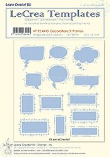 LEANE Stencil "Decorations 5” 95.4452