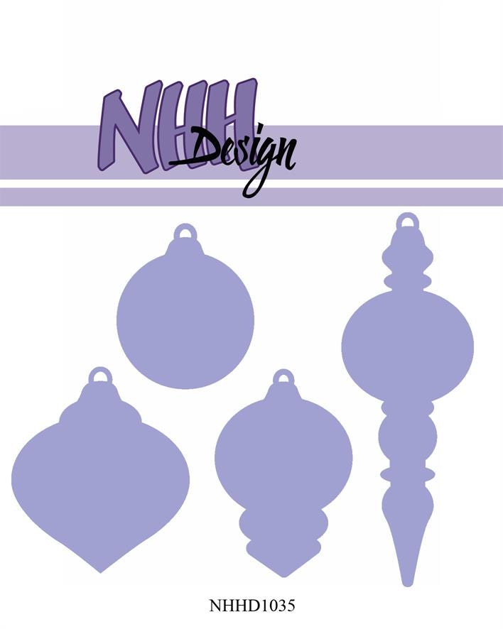NHH design dies - Christmas Ornaments X - NHHD1034