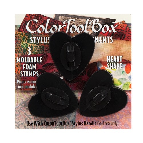 Color Box Stylus components Hearts 3 st