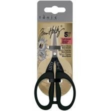 Sax LEFT Tim Holtz Non-Stick Micro Serrated Mini Snips 5 Inch