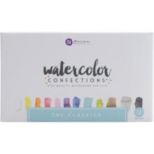 Prima Confections Watercolor Pans 12/Pkg - The Classics