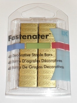 Fastenater Dec Staple Bars, Florence Brass 48st