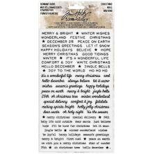 Tim Holtz Idea-Ology Remnant Rubs Rub-Ons - Christmas Words