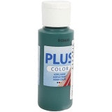 Plus Color hobbyfärg, dark green, 60ml