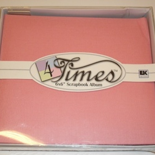 Album EK 4times, 6"x6", pink
