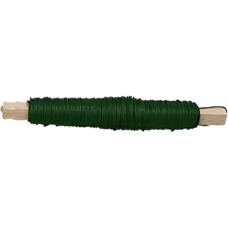 Spoltråd, tjocklek 0,5 mm, grön, 50m