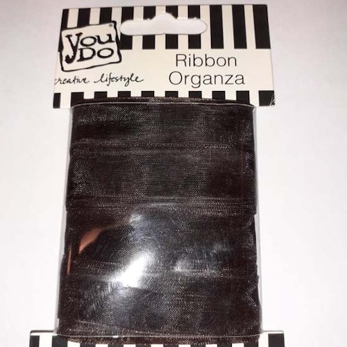 Ribbon organza YouDo, 16mmx10m Brown