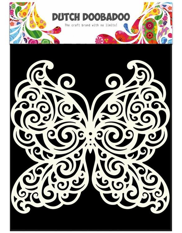 DDBD Mask Stencil 15x15 cm Butterfly