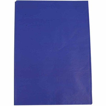 Silkespapper, 50x70, 25 ark, blå