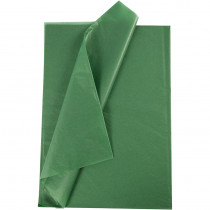 Silkespapper, 50x70, 25 ark, grön