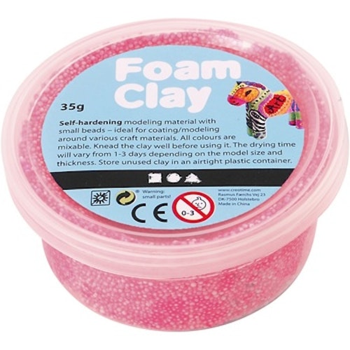 Foam Clay®, neonrosa, 35g