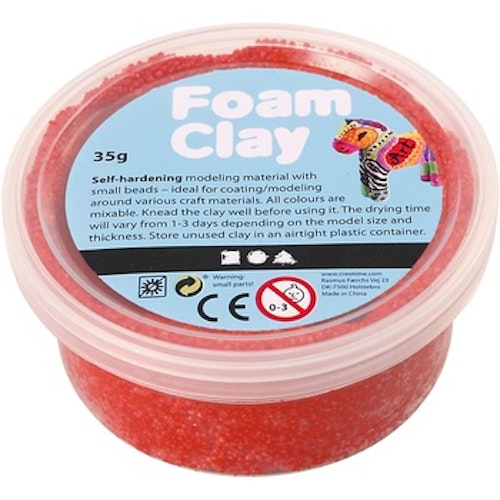Foam Clay®, röd, 35g
