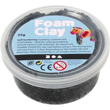 Foam Clay®, svart, 35g