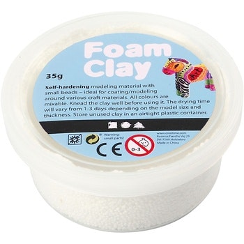 Foam Clay®, vit, 35g