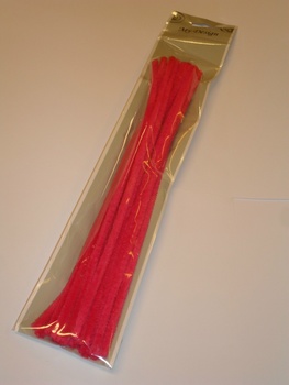 Piprensare, 30cm, Mörk rosa