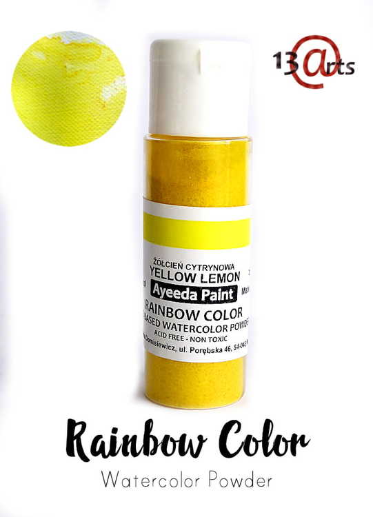 Rainbow Color Yellow Lemon