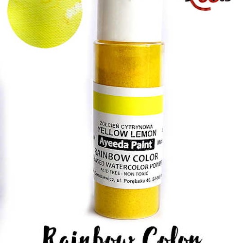 Rainbow Color Yellow Lemon