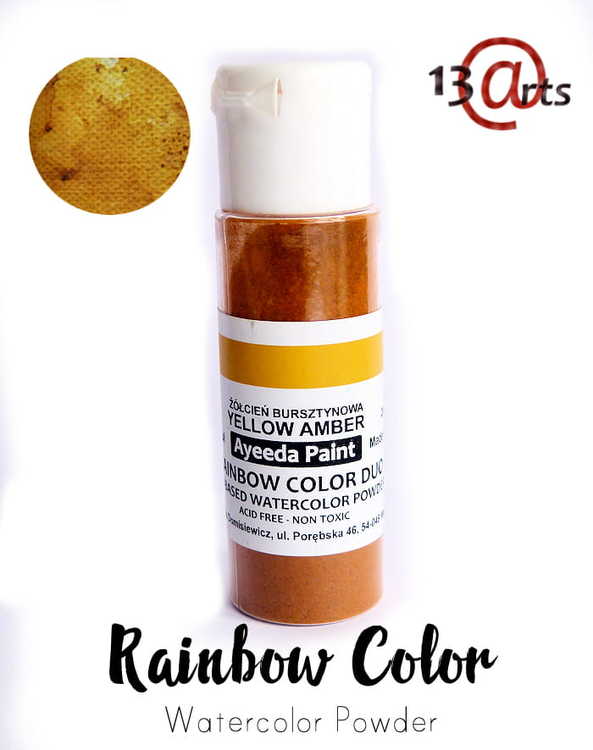 Rainbow Color Duo Yellow Amber