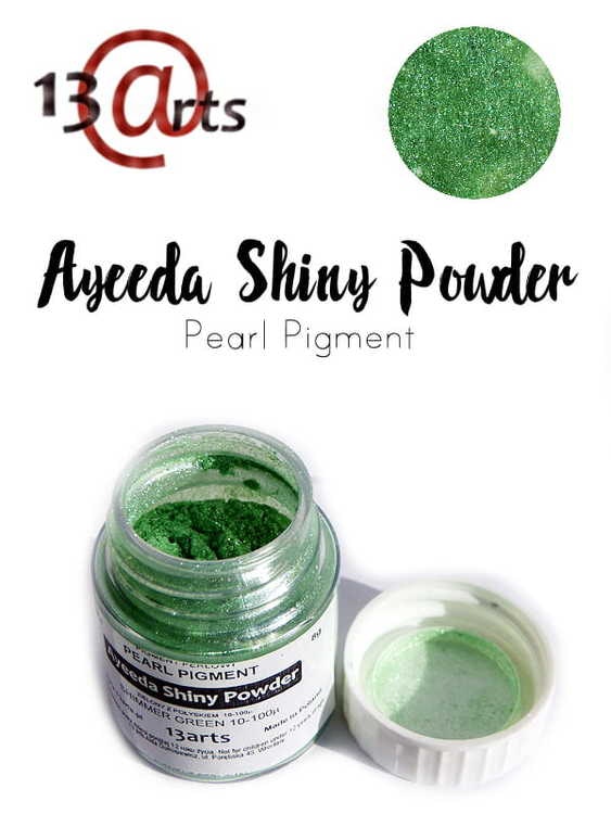 Ayeeda Shiny Powder Shimmer Green