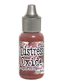 Distress oxide refill, Aged mahogany