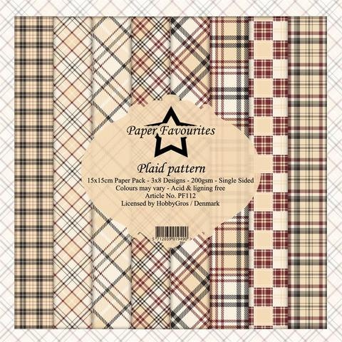 Paper Favourites Paper Pack "Plaid Pattern"