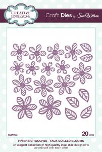 Creative Expressions Die, CED1402 Faux Quilled Blooms Dies
