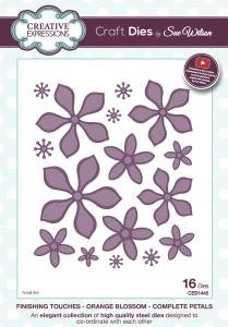 Creative Expressions Die, CED1445 Orange Blossom-Complete Petals