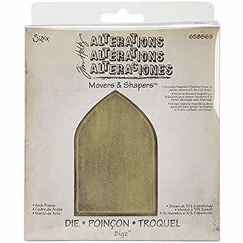 658569 Tim Holtz Sizzix Movers & Shapers die - arch frame