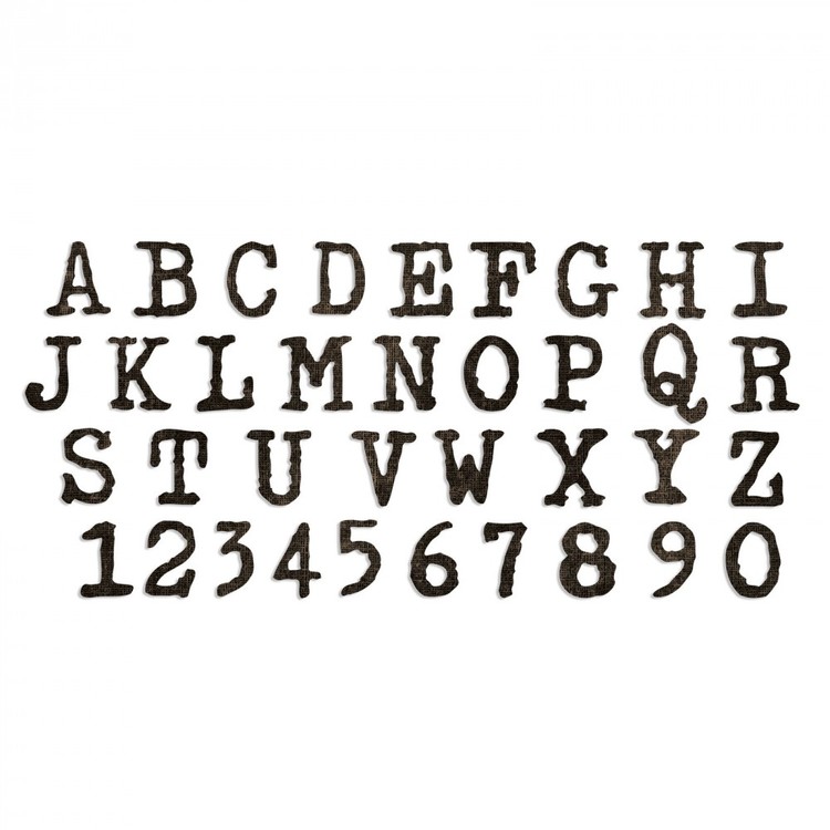 661198 Sizzix Bigz XL Alphabet Die - Typo Upper
