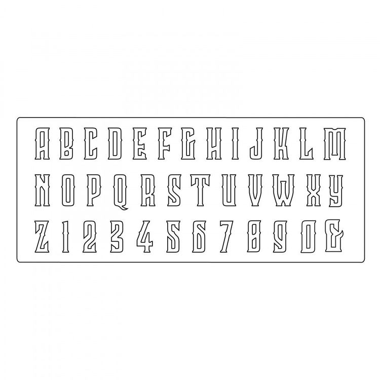 663110 Sizzix Bigz XL Alphabet Die - Wonderland