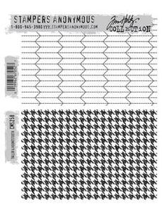 Stampers Anonymous Tim Holtz CMS258, Tailored & houndtooth