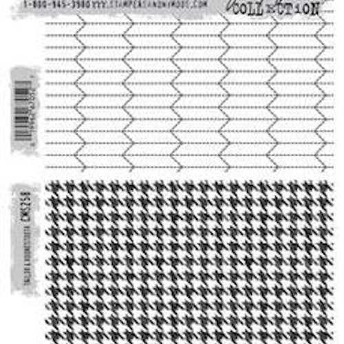 Stampers Anonymous Tim Holtz CMS258, Tailored & houndtooth