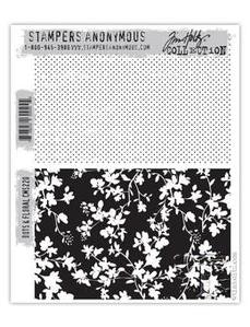 Stampers Anonymous Tim Holtz CMS220, Dots & floral