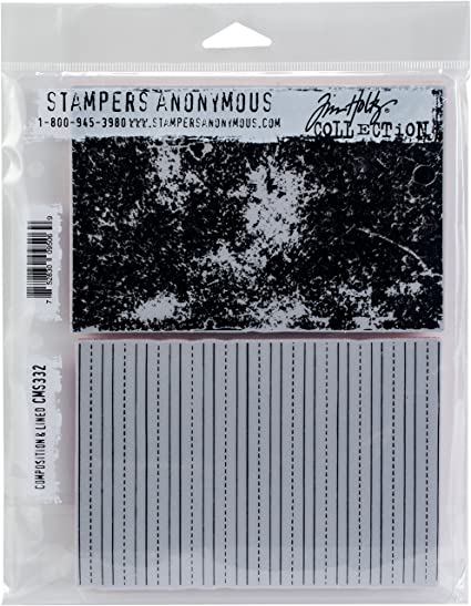 Stampers Anonymous Tim Holtz CMS332, Composition & Lined
