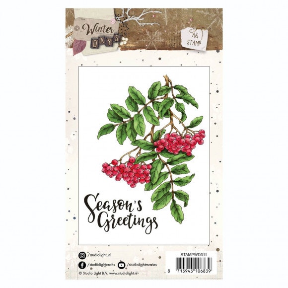 Studio Light Clearstamp STAMPWD311 Seeson's greetings