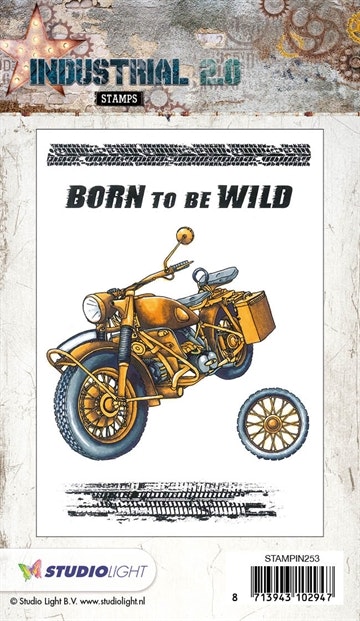 Studio Light Clearstamp STAMPIN253 Born to be wild